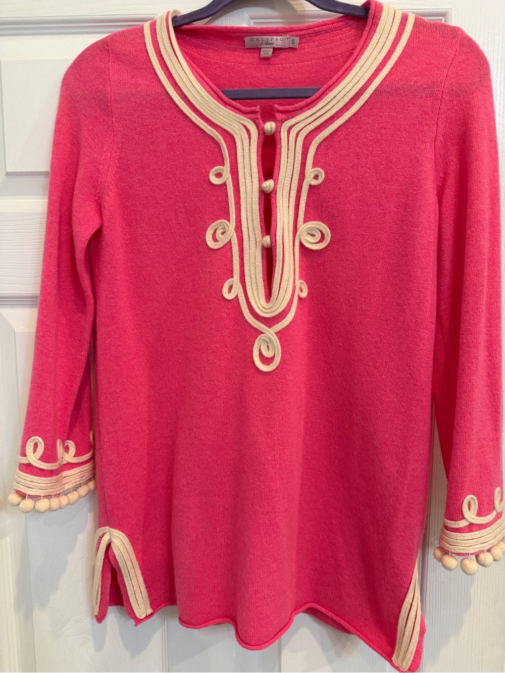 Calypso St Barth 100% Cashmere Sweater. Size S NWOT